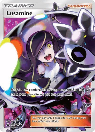Lusamine (Full Art) (SM - Ultra Prism) Near Mint Holofoil - Nick Nack's Full Frontal Attack