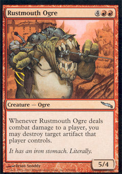Rustmouth Ogre (Mirrodin) Light Play