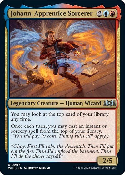 Johann, Apprentice Sorcerer (Wilds of Eldraine) Near Mint - Nick Nack's Full Frontal Attack