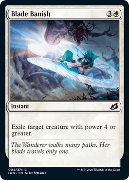 Blade Banish (Ikoria: Lair of Behemoths) Near Mint - Nick Nack's Full Frontal Attack
