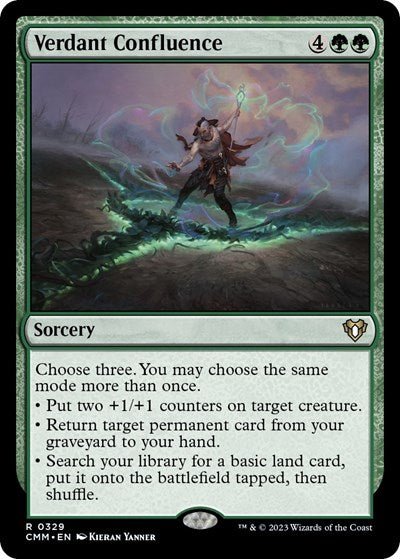 Verdant Confluence (Commander Masters) Near Mint - Nick Nack's Full Frontal Attack
