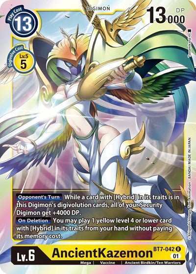 AncientKazemon (The Next Adventure) Near Mint Foil - Nick Nack's Full Frontal Attack