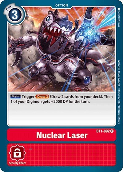 Nuclear Laser (Release Special Booster) Near Mint - Nick Nack's Full Frontal Attack