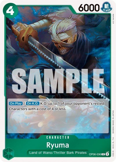 Ryuma (Wings of the Captain) Near Mint Foil - Nick Nack's Full Frontal Attack