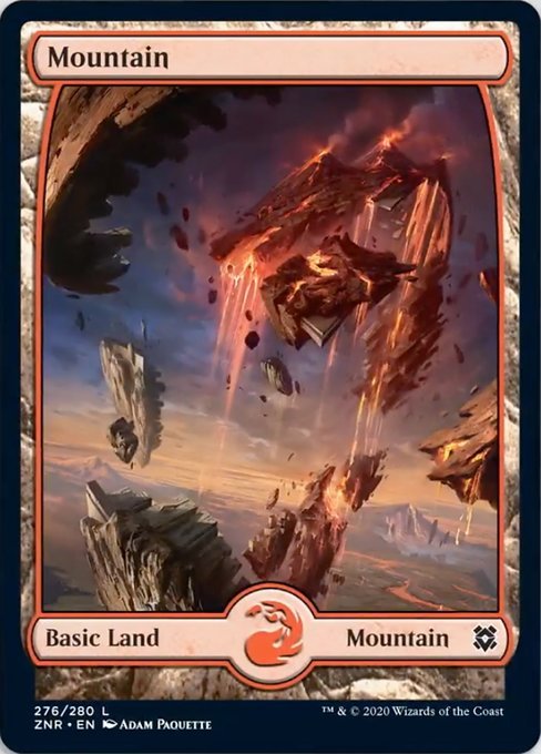 Mountain (276) (Zendikar Rising) Near Mint - Nick Nack's Full Frontal Attack