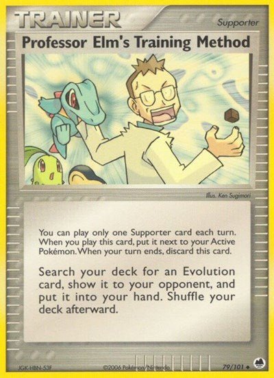 Professor Elm's Training Method (Dragon Frontiers) Light Play - Nick Nack's Full Frontal Attack
