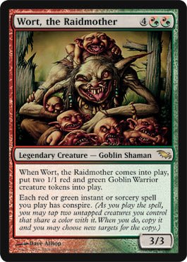 Wort, the Raidmother (Shadowmoor) Light Play - Nick Nack's Full Frontal Attack