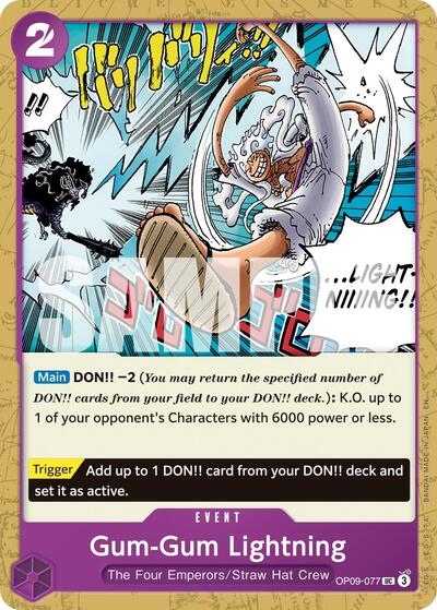 Gum - Gum Lightning (Reprint) (Premium Booster - The Best - Vol. 2) Near Mint - Nick Nack's Full Frontal Attack