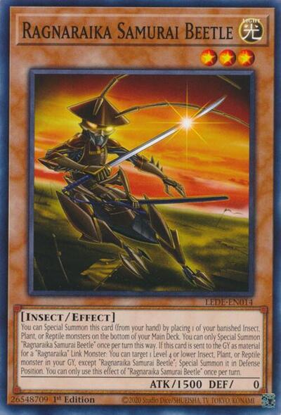 Ragnaraika Samurai Beetle (Legacy of Destruction) Near Mint 1st Edition - Nick Nack's Full Frontal Attack