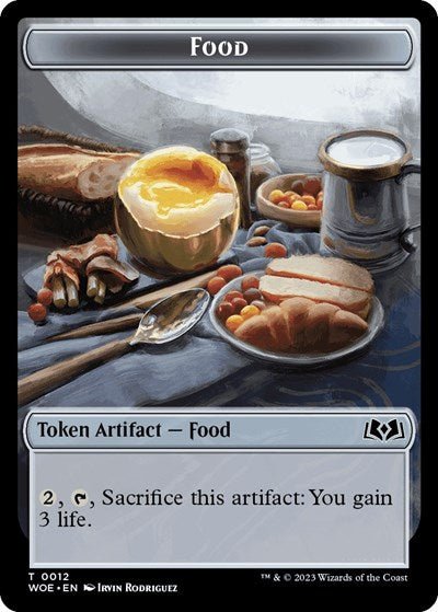 Food (0012) Token (Wilds of Eldraine) Near Mint - Nick Nack's Full Frontal Attack