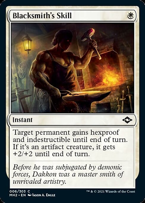 Blacksmith's Skill (Modern Horizons 2) Light Play Foil - Nick Nack's Full Frontal Attack