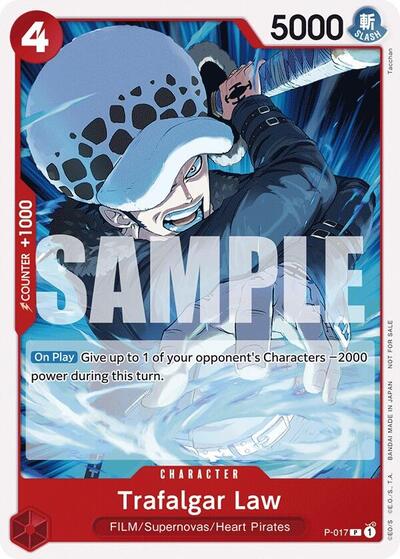 Trafalgar Law (Tournament Pack Vol. 7) (One Piece Promotion Cards) Near Mint - Nick Nack's Full Frontal Attack