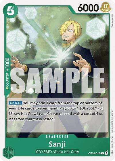 Sanji (028) (Emperors in the New World) Near Mint - Nick Nack's Full Frontal Attack