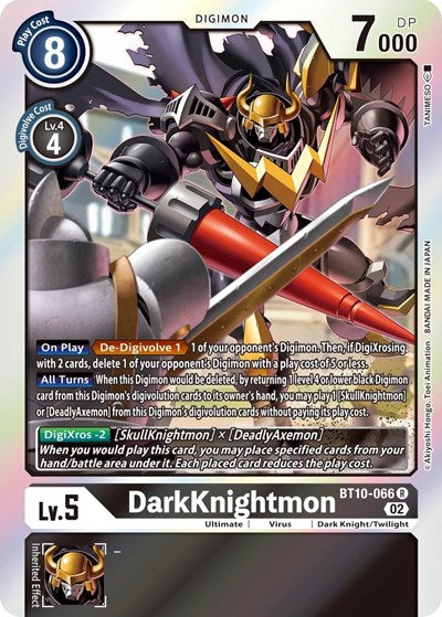 DarkKnightmon (Xros Encounter) Near Mint Foil
