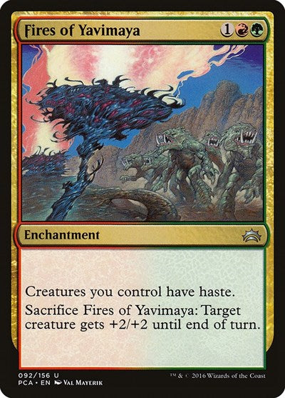 Fires of Yavimaya (Planechase Anthology) Near Mint