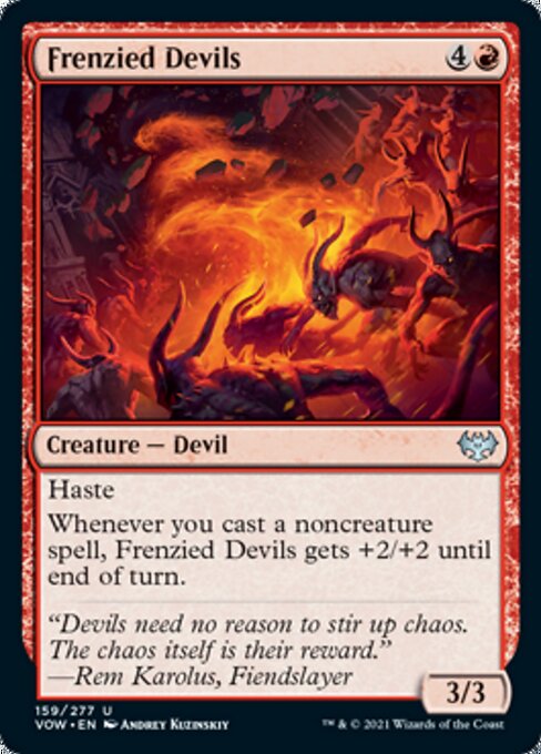 Frenzied Devils (Innistrad: Crimson Vow) Near Mint