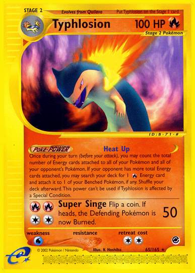 Typhlosion (Expedition) Light Play
