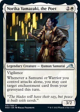 Norika Yamazaki, the Poet (Kamigawa: Neon Dynasty) Near Mint - Nick Nack's Full Frontal Attack