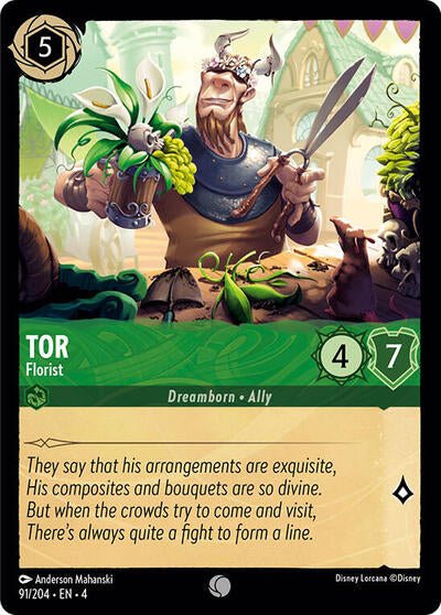 Tor - Florist (Ursula's Return) Near Mint - Nick Nack's Full Frontal Attack