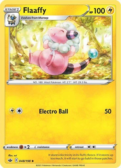 Flaaffy (SWSH06: Chilling Reign) Light Play - Nick Nack's Full Frontal Attack