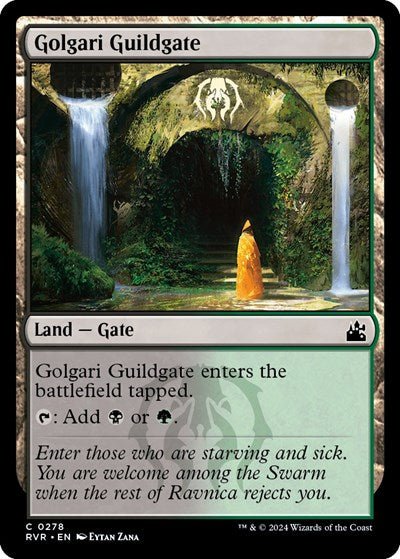 Golgari Guildgate (Ravnica Remastered) Near Mint - Nick Nack's Full Frontal Attack