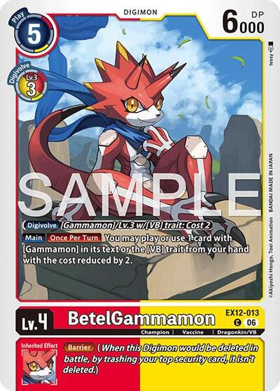 BetelGammamon (Digital World Shambala) Near Mint