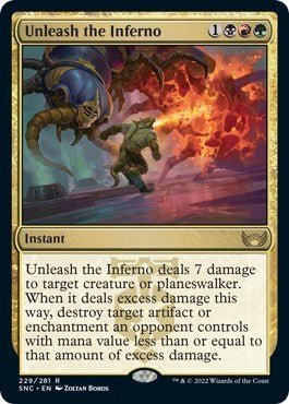 Unleash the Inferno (Streets of New Capenna) Near Mint - Nick Nack's Full Frontal Attack