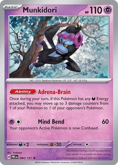 Munkidori (SV: Prismatic Evolutions) Near Mint Holofoil