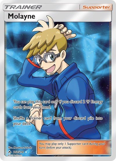 Molayne (Full Art) (SM - Unbroken Bonds) Near Mint Holofoil - Nick Nack's Full Frontal Attack