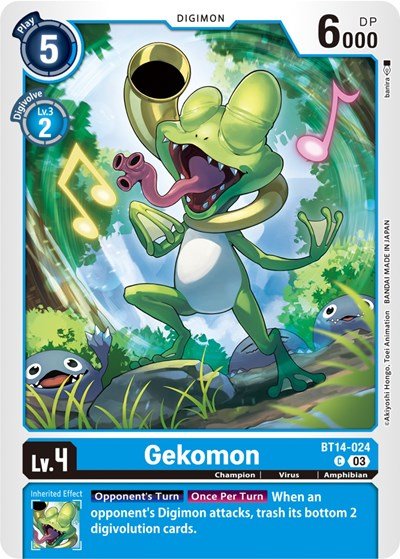 Gekomon (Blast Ace) Near Mint - Nick Nack's Full Frontal Attack