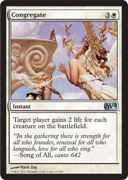Congregate (Magic 2014 Core Set) Near Mint - Nick Nack's Full Frontal Attack