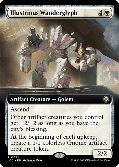 Illustrious Wanderglyph (Extended Art) (Commander: The Lost Caverns of Ixalan) Near Mint