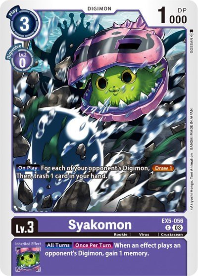 Syakomon (Animal Colosseum) Near Mint - Nick Nack's Full Frontal Attack