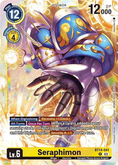 Seraphimon (Blast Ace) Near Mint - Nick Nack's Full Frontal Attack