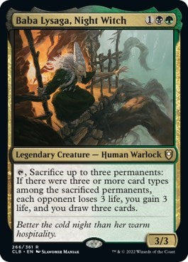 Baba Lysaga, Night Witch (Commander Legends: Battle for Baldur's Gate) Near Mint - Nick Nack's Full Frontal Attack