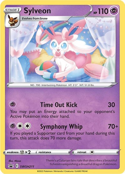 Sylveon - SWSH211 (SWSH: Sword & Shield Promo Cards) Near Mint Holofoil