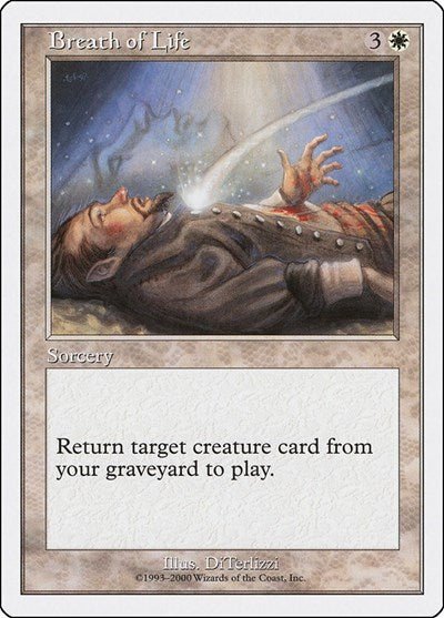 Breath of Life (Starter 2000) Light Play - Nick Nack's Full Frontal Attack
