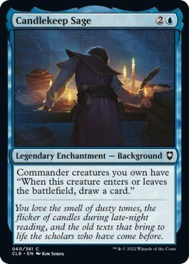 Candlekeep Sage (Commander Legends: Battle for Baldur's Gate) Near Mint - Nick Nack's Full Frontal Attack
