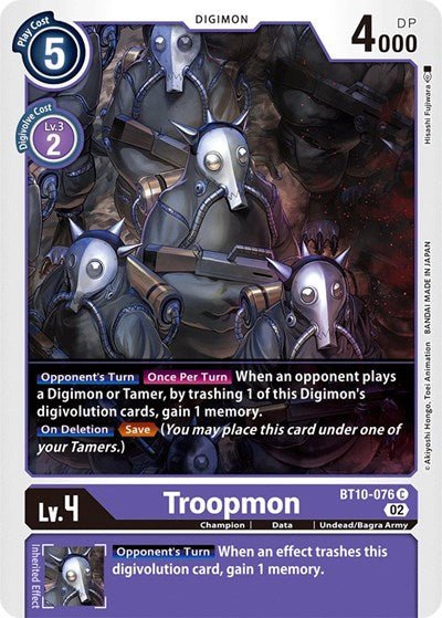 Troopmon (Xros Encounter) Near Mint - Nick Nack's Full Frontal Attack