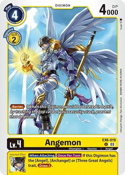 Angemon (Infernal Ascension) Near Mint - Nick Nack's Full Frontal Attack