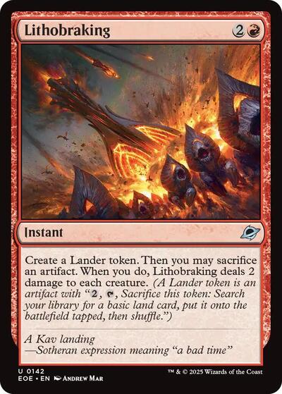 Lithobraking (Edge of Eternities) Near Mint - Nick Nack's Full Frontal Attack