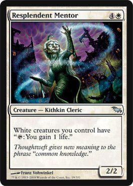 Resplendent Mentor (Shadowmoor) Near Mint - Nick Nack's Full Frontal Attack