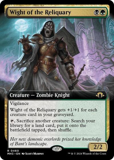 Wight of the Reliquary (Extended Art) (Modern Horizons 3) Near Mint - Nick Nack's Full Frontal Attack