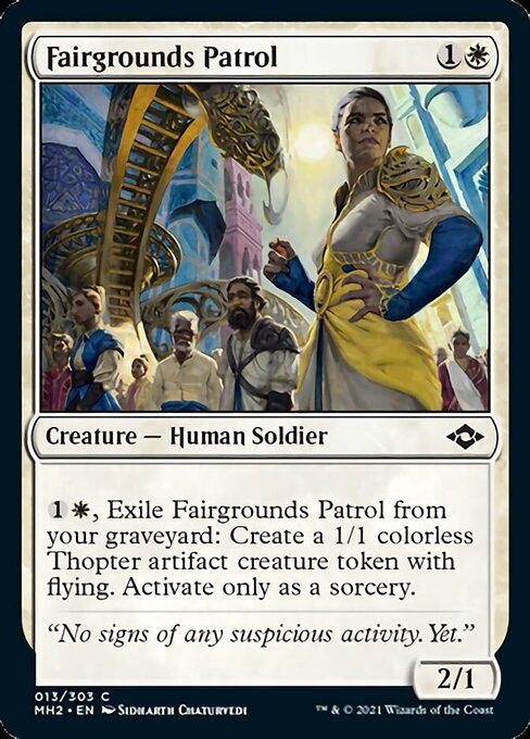 Fairgrounds Patrol (Modern Horizons 2) Near Mint - Nick Nack's Full Frontal Attack