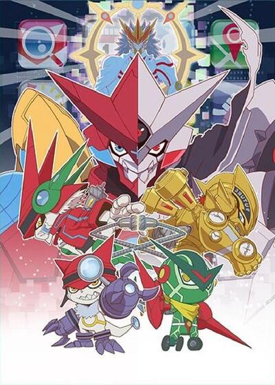 Digimon Card Game Official Sleeves Digimon Appmon Card Sleeves 2025 (60 - Pack) (Bandai) New - Nick Nack's Full Frontal Attack