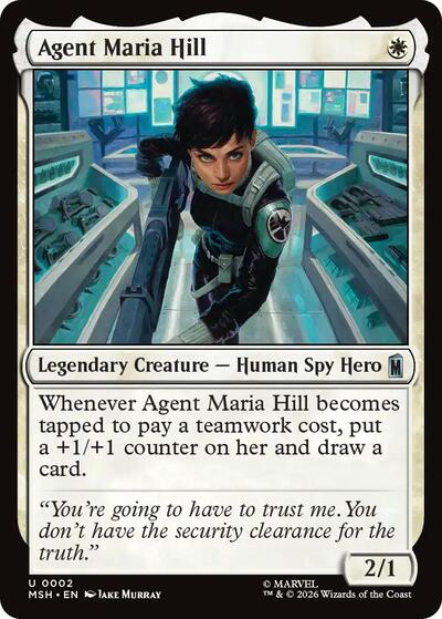 Agent Maria Hill (Marvel Super Heroes) Near Mint - Nick Nack's Full Frontal Attack