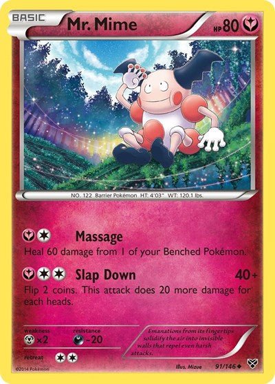 Mr. Mime (XY Base Set) Light Play - Nick Nack's Full Frontal Attack