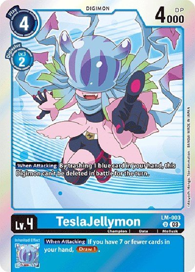 TeslaJellymon (English Exclusive) (Exceed Apocalypse) Near Mint - Nick Nack's Full Frontal Attack