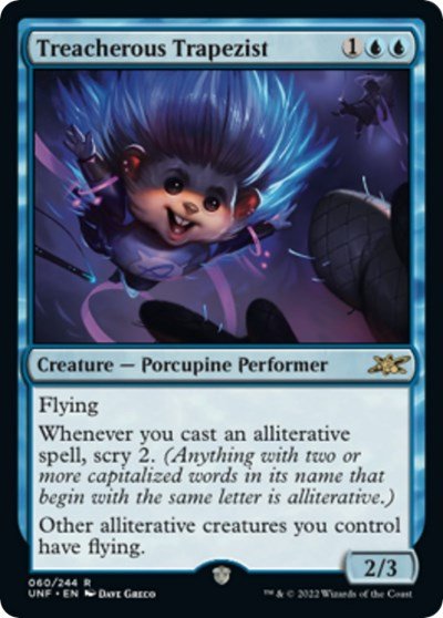 Treacherous Trapezist (Unfinity) Near Mint - Nick Nack's Full Frontal Attack