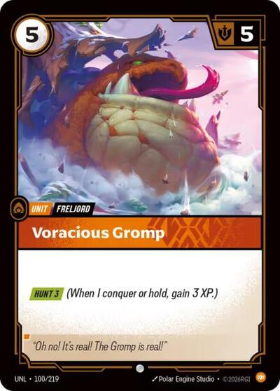 Voracious Gromp (Unleashed) Near Mint Foil
